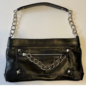 Kooks shoulder purse leather and chain light weight In great condition